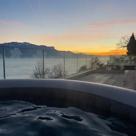 公寓 Luxueux Avec Vue 180, Billard & Jacuzzi